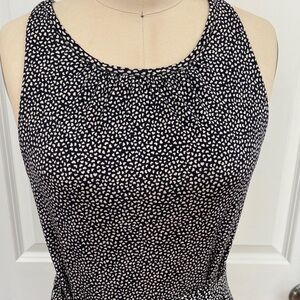 Tory Burch Blue and White Heart Dress